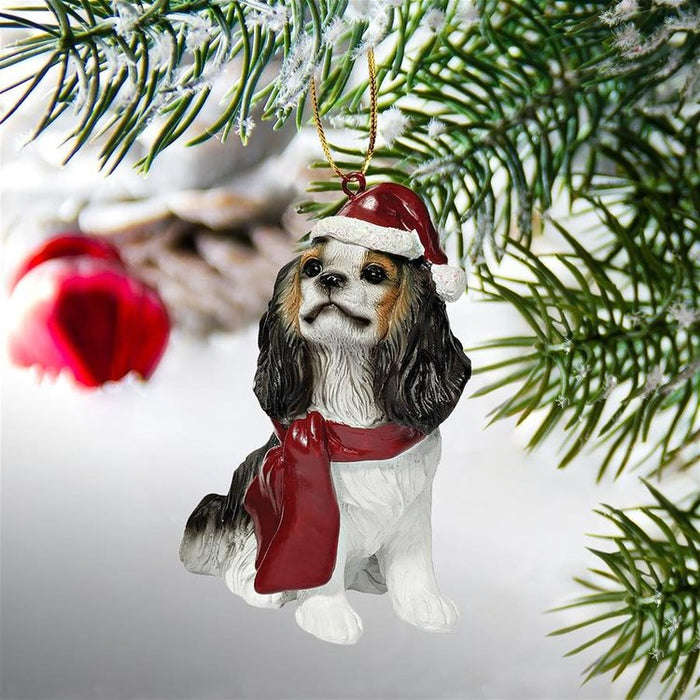 Cavalier King Charles Spaniel Holiday Dog Ornament Pet Decoration