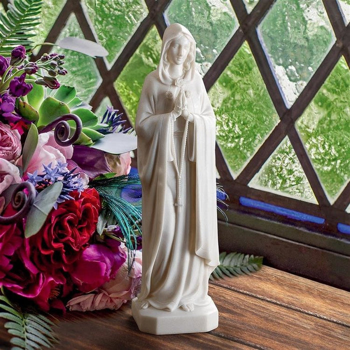 Blessed Virgin Mary Bonded Marble Resin Statue: Large