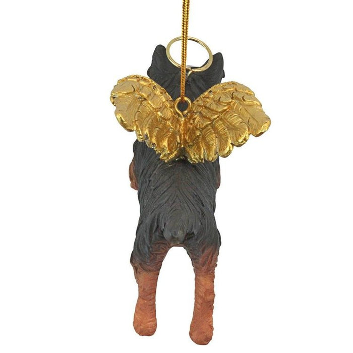 Honor Your Pet: Yorkie Holiday Dog Angel Ornament