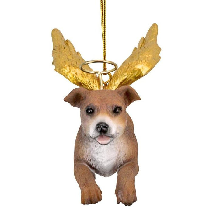 Honor Your Pet: Pit Bull Holiday Dog Angel Ornament