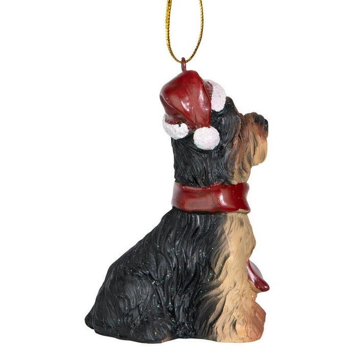 Yorkshire Terrier Holiday Dog Ornament Pet Decoration