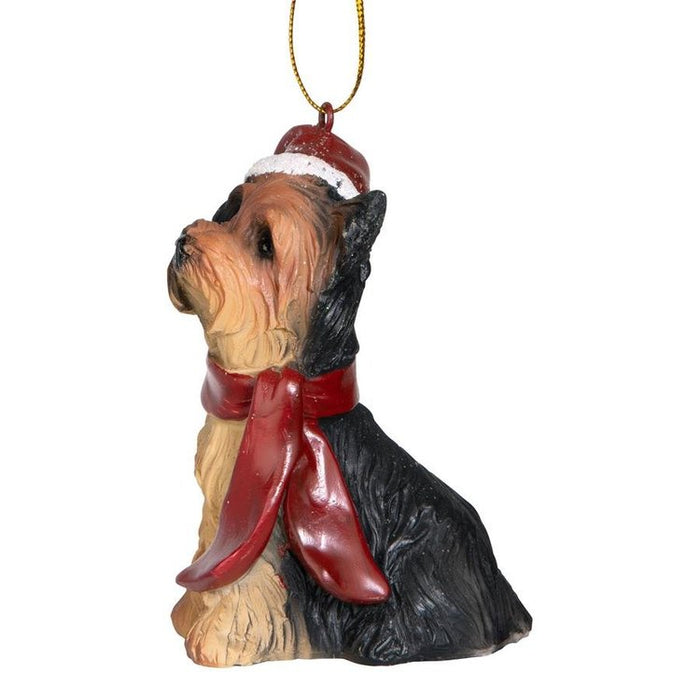 Yorkshire Terrier Holiday Dog Ornament Pet Decoration