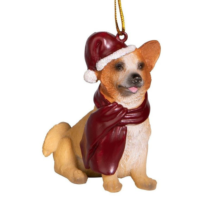 Welsh Corgi Holiday Dog Ornament Pet Decoration