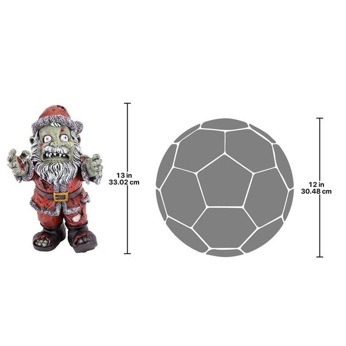 Zombie Claus Holiday Statue