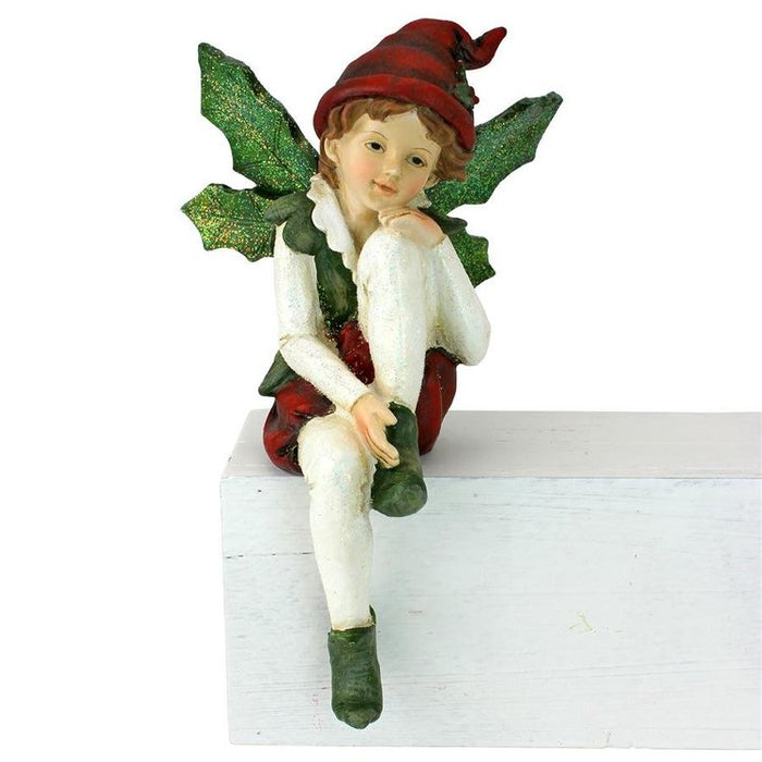 Santa's Christmas Elf Shelf Sitter Statues