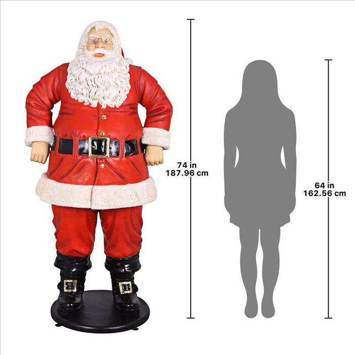 Jolly Santa Claus Life-Size Statues