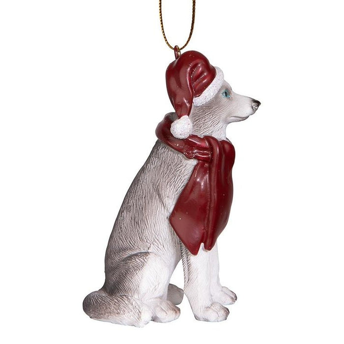 Siberian Husky Holiday Dog Ornament Pet Decoration