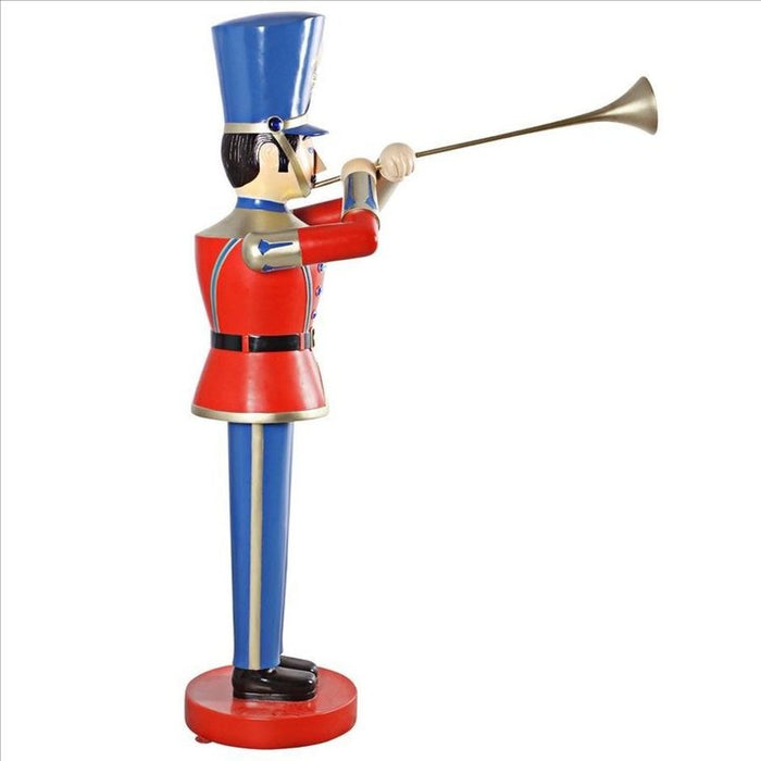 Trumpeting Soldier Holiday Statues