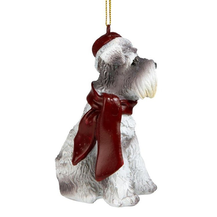 Miniature Schnauzer Holiday Dog Ornament Pet Decoration