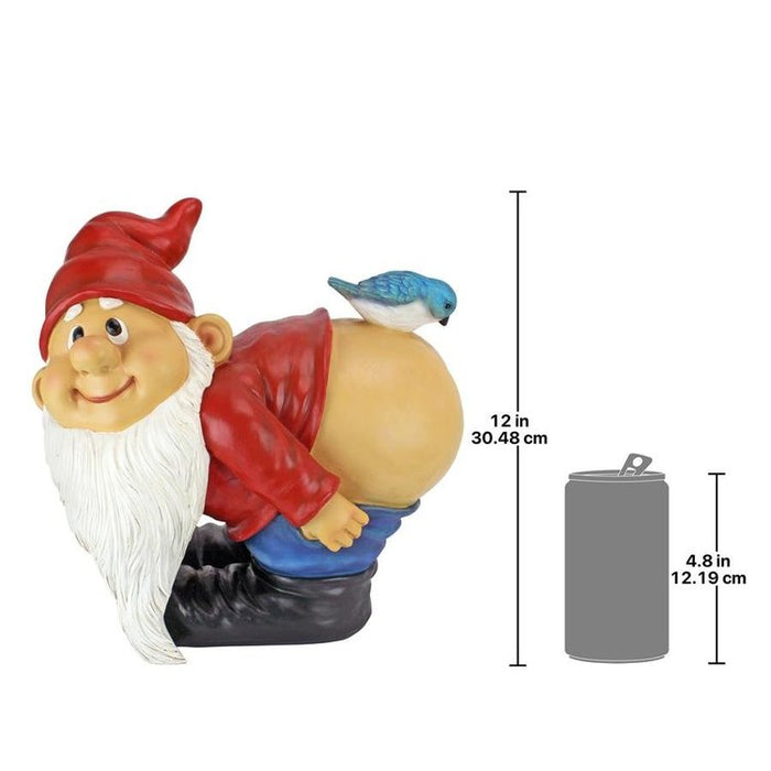 Loonie Moonie Bare Buttocks Garden Gnome Statues