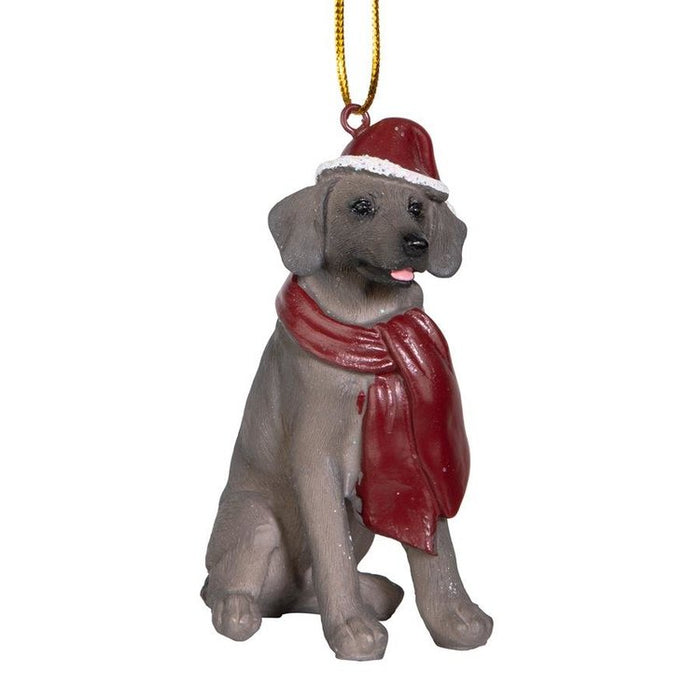 Weimaraner Holiday Dog Ornament Pet Decoration