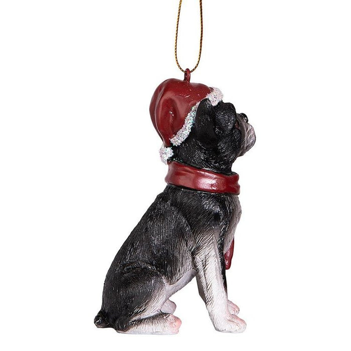 Boston Terrier Holiday Dog Ornament Pet Decoration