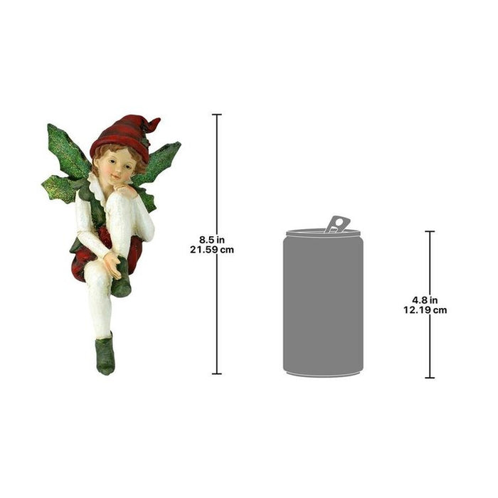 Santa's Christmas Elf Shelf Sitter Statues