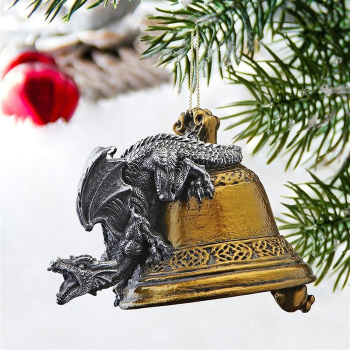 Humdinger the Bell Ringer Gothic Dragon Holiday Ornaments