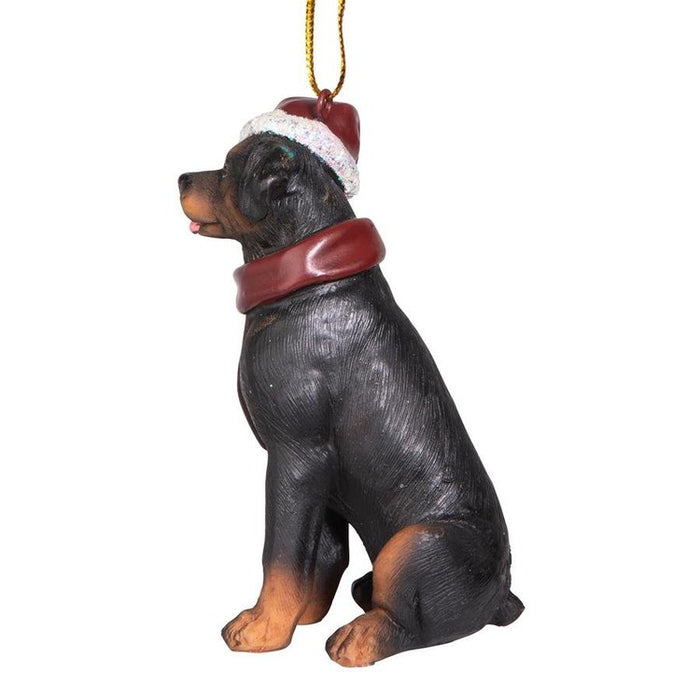 Rottweiler Holiday Dog Ornament Pet Decoration