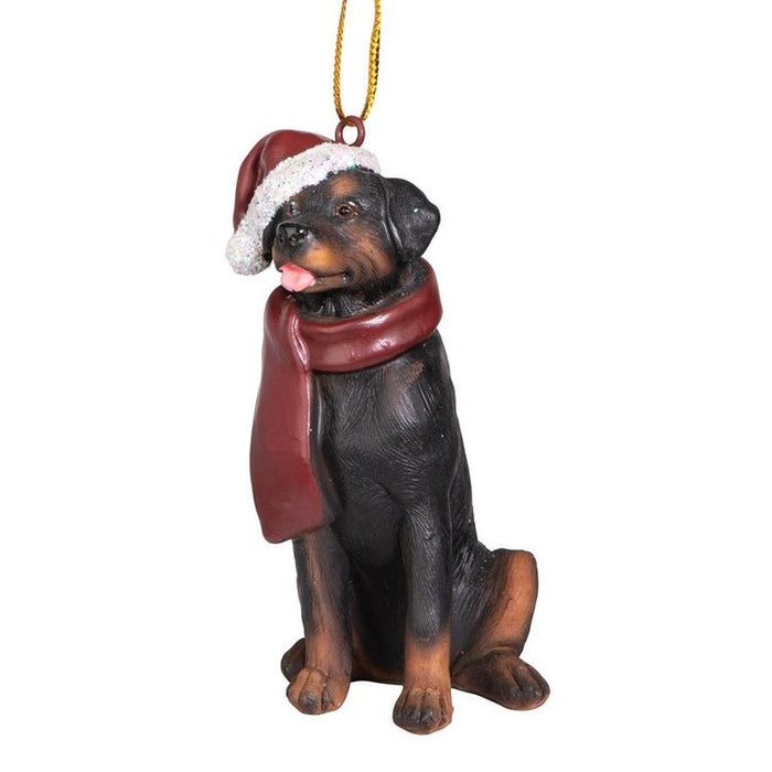 Rottweiler Holiday Dog Ornament Pet Decoration