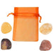 Orange Crystal Pouch