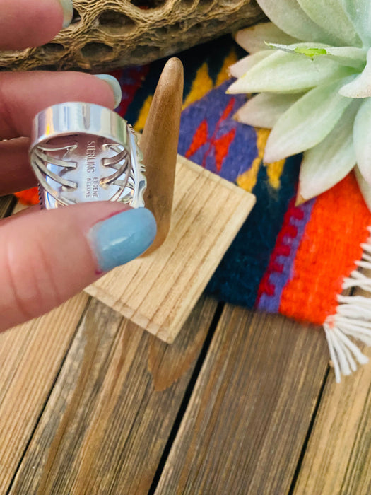 Navajo Dry Creek Turquoise & Sterling Silver Ring Size 9 - Culture Kraze Marketplace.com