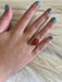 Navajo Sterling Silver Red Fire Opal Ring Size 4 - Culture Kraze Marketplace.com