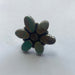 Navajo Jacqueline Silver & Royston Turquoise Flower Ring Size 8.5 Signed - Culture Kraze Marketplace.com