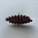 Navajo Sterling Silver & Orange Mojave Cluster Ring Size 7 - Culture Kraze Marketplace.com