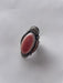 Beautiful Navajo Sterling Silver & Pink Conch Oval Ring Signed - Culture Kraze Marketplace.com