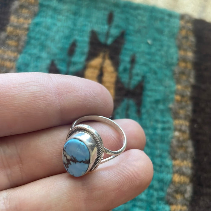 “The Alex” Navajo Turquoise Sterling Silver Ring Size 6 - Culture Kraze Marketplace.com