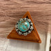 Handmade Sterling Silver & Turquoise Adjustable Ring Signed Nizhoni - Culture Kraze Marketplace.com