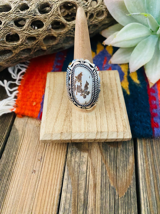 Navajo Dry Creek Turquoise & Sterling Silver Ring Size 9 - Culture Kraze Marketplace.com