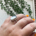 “The Buffalo” Navajo Sterling Silver & White Buffalo Ring - Culture Kraze Marketplace.com