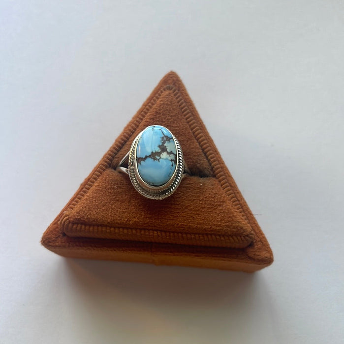 “The Alex” Navajo Turquoise Sterling Silver Ring Size 6 - Culture Kraze Marketplace.com