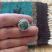 “The Andi” Navajo Turquoise Sterling Silver Ring Size 9.5 - Culture Kraze Marketplace.com