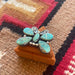 Navajo Jacquline Silver & Royston Turquoise Butterfly Ring Size 8.5 Signed - Culture Kraze Marketplace.com