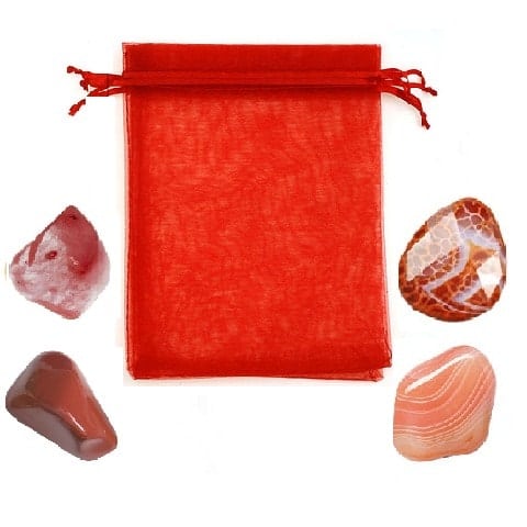 Red Crystal Pouch