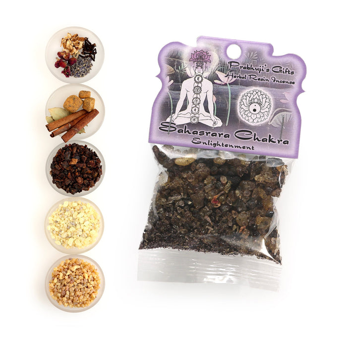 Resin Incense Crown Chakra Sahasrara - Enlightenment - 1.2oz bag