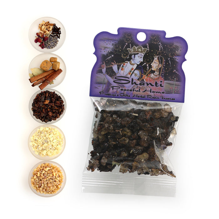 Resin Incense Shanti - Peaceful Home - 1.2oz bag