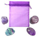 Violet Crystal Pouch