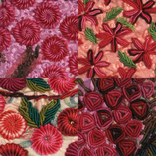 <center> Rococo Swatch w/ Various Pink Color Patterns </center>