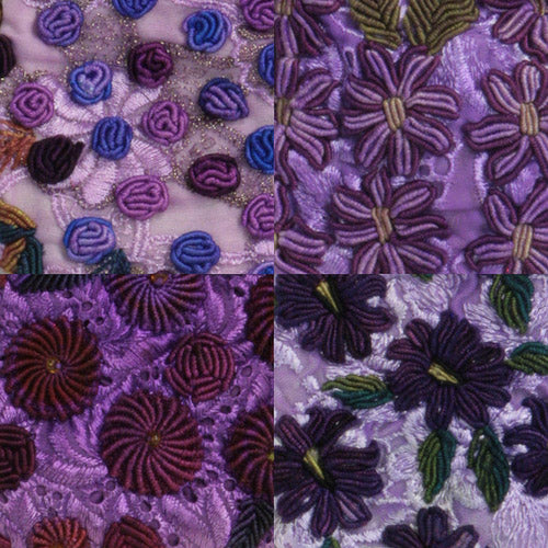 <center> Rococo Swatch w/ Various Purple Color Patterns </center>