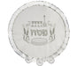 White Satin Matzah Cover with Embroidered Passover Motifs - Silver - Culture Kraze Marketplace.com