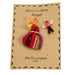 <center>Red Worry Doll Angel w/ Bag</br>Handmade in Guatamala</center>