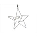 <center>Recycled Wire Joy Star Ornament</br>Measures 5-1/4" width - Handmade in India</center>