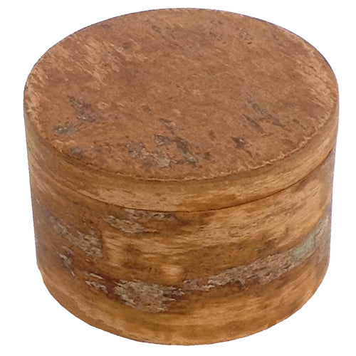 <center>Extra Small Circular Shaped Box made from Cinnamon Wood crafted by Artisans in Vietnam <br /> Measures 1 7/8&rdquo; high x 2 7/8&rdquo; diameter</center>