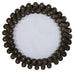 <center>Small Round Photo Frame made of Upcycled Bicycle Chain</br>Interior of Frame Measures  3-1/2" diameter</br>Entire Frame Measures 5-1/4" diameter x 2-1/2" deep</center>