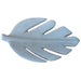 <center>White Soapstone Leaf Dish</br>3/4'' high x 6 5/8'' wide x 4 1/4'' deep</br>Crafted by Artisans in Haiti</center>