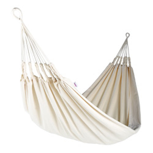 <center>"Classic" - White Hammock</br> Woven of 100% Cotton - Cloth Measures 55" x 94"</br>Fair Trade and imported from Ecuador</center>