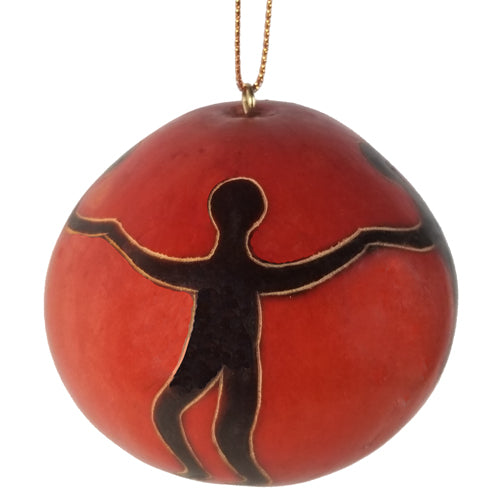 One World Gourd Ornament - Culture Kraze Marketplace.com