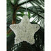 <center>Silver Wire Star Christmas Ornament w/ Clear Beads</br>Mearsures: 6" high x 6" wide</center>