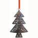 <center>Copper Christmas Tree Ornament made from Recycled Metal</br>Measures: 6-1/4" high x 4" wide</center>