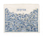 Yair Emanuel Embroidered Silk Matzah & Afikoman Set, Sold Separately - Jerusalem in Blue - Culture Kraze Marketplace.com